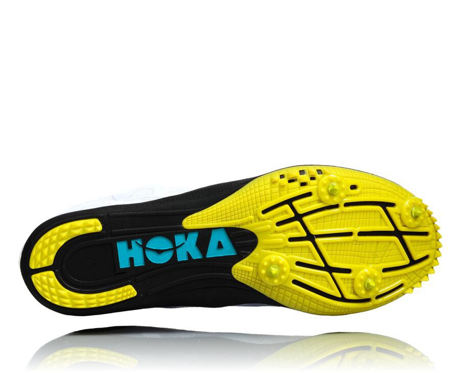 Hoka One One Spikes Herre - Rocket X - Hvide/Blå - 182346QMP